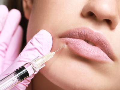 Injection botox et filler